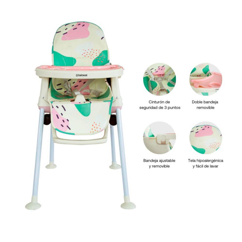 Silla Comedor Bebe Infantil 3 En 1 Smart BEBESIT img #2