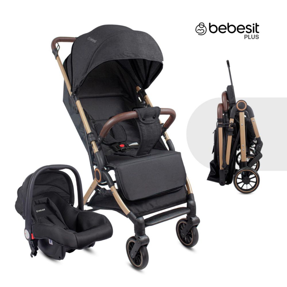 Coche De Bebe Con Portabebe Travel System Compacto Micro BEBESIT img #1