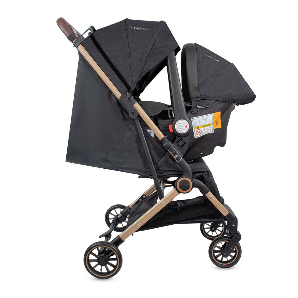 Coche De Bebe Con Portabebe Travel System Compacto Micro BEBESIT img #5