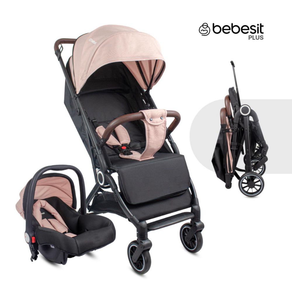 Coche De Bebe Con Portabebe Travel System Compacto Micro BEBESIT img #1