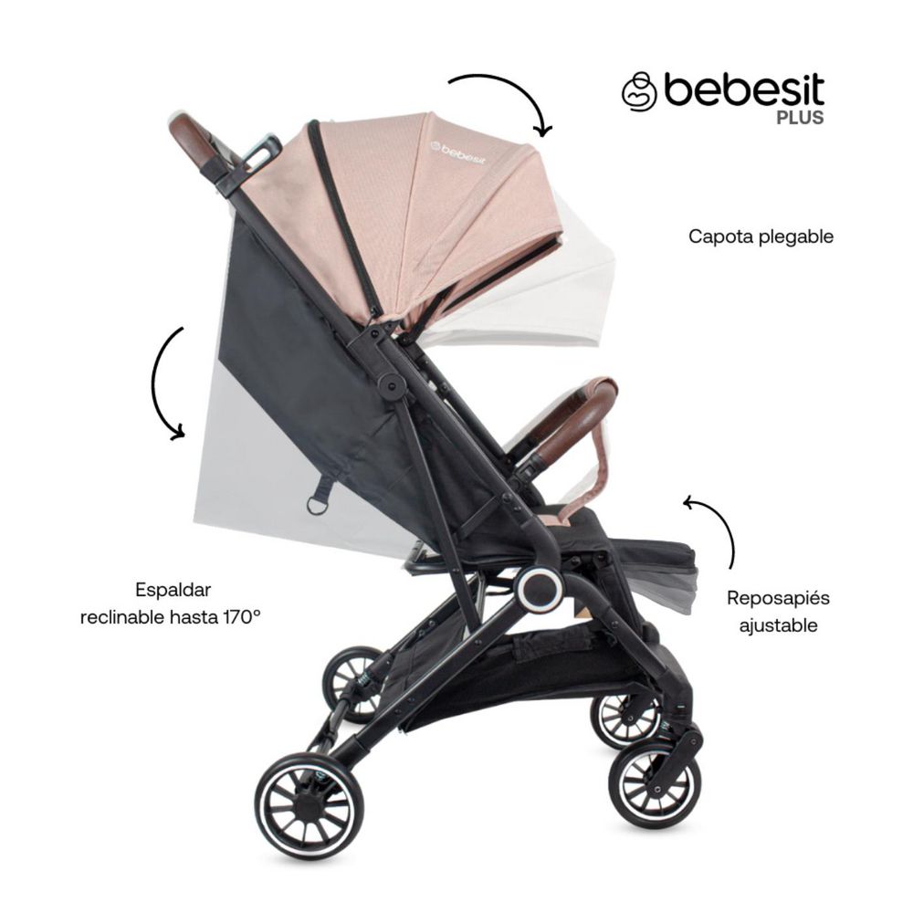 Coche De Bebe Con Portabebe Travel System Compacto Micro BEBESIT img #4