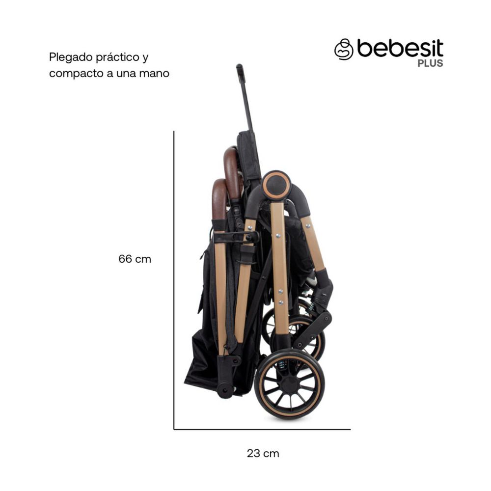 Coche De Bebe Compacto Micro con barra viaje BEBESIT img #4