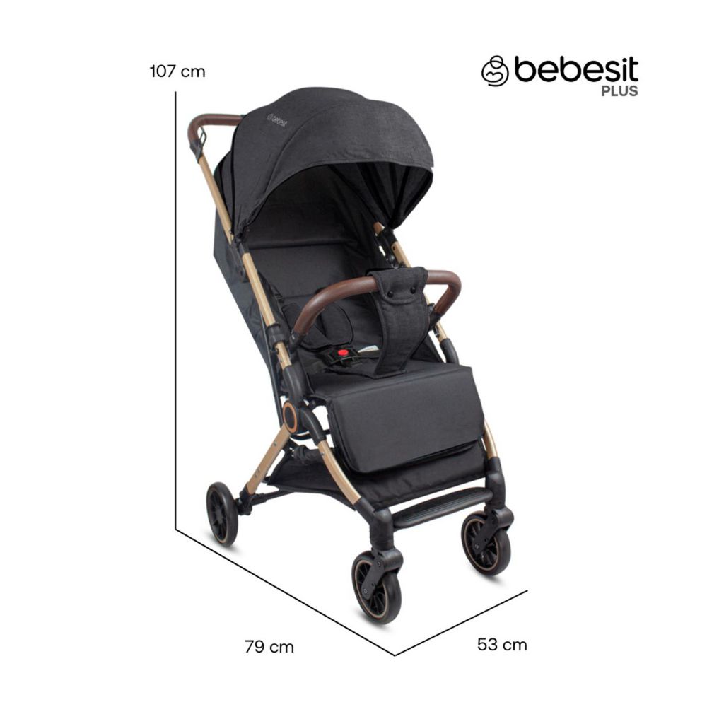 Coche De Bebe Compacto Micro con barra viaje BEBESIT img #5
