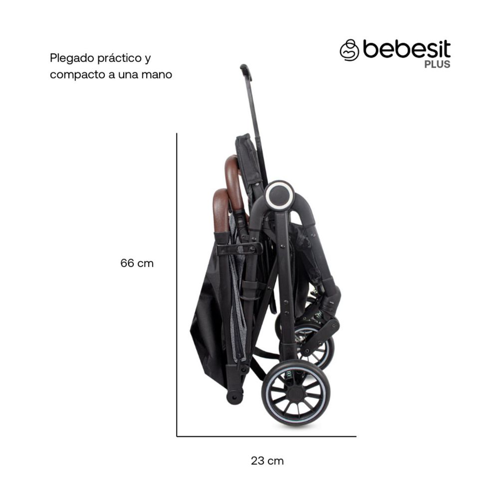 Coche De Bebe Compacto Micro con barra viaje BEBESIT img #4