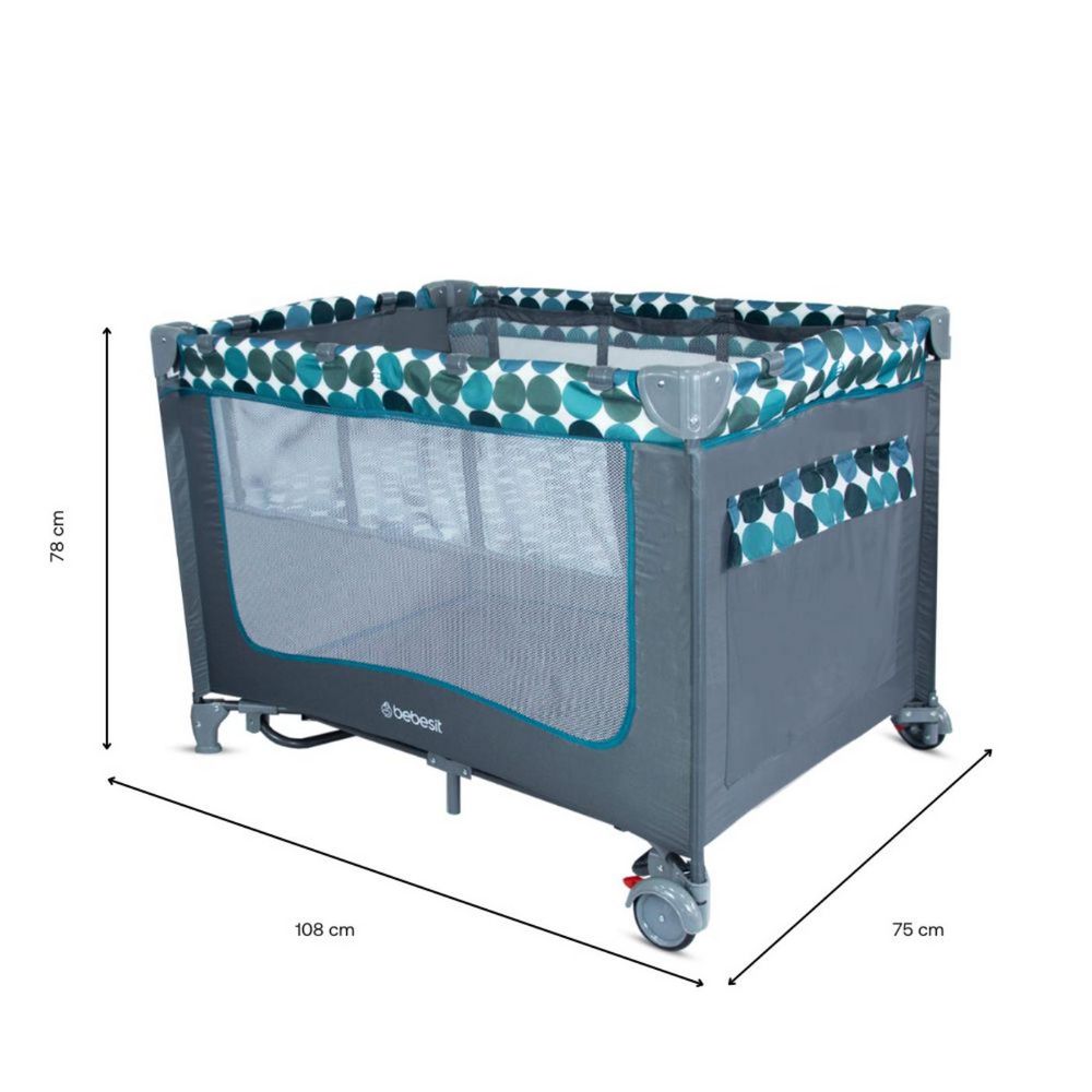 Cuna Corral Bebe Magic Con Mosquitero BEBESIT img #3