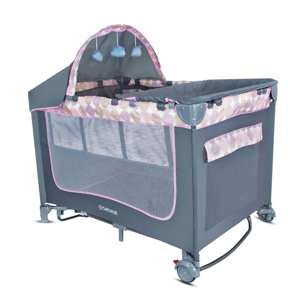 Cuna Corral Bebe Magic Con Mosquitero BEBESIT img #4