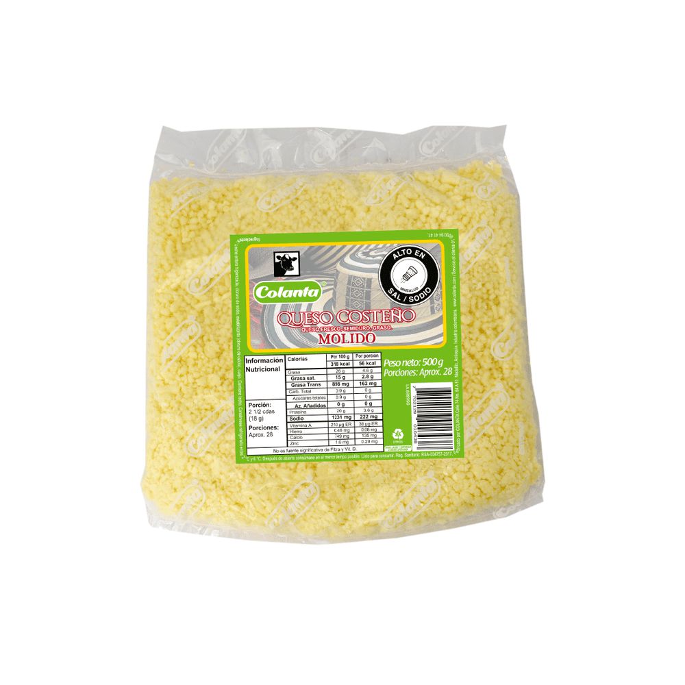 queso COLANTA Molido (500  gr) img #1
