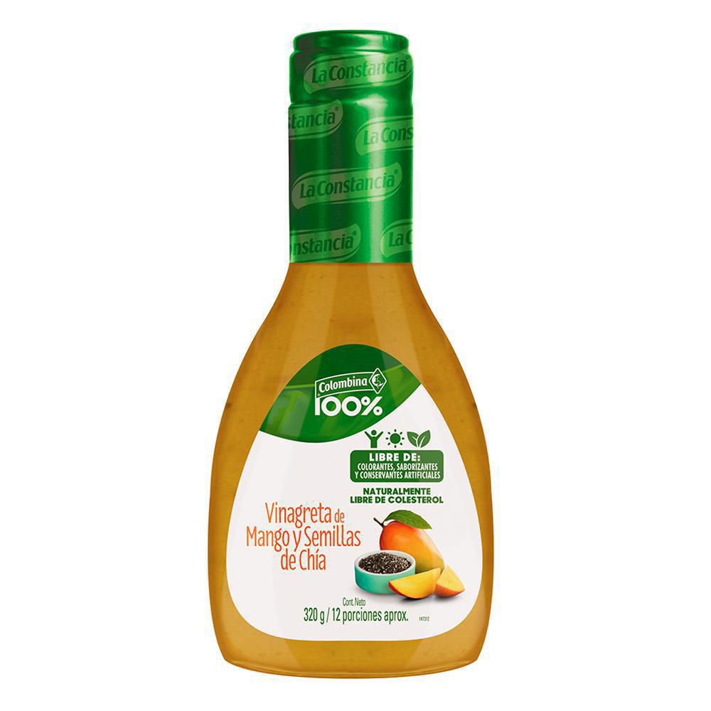 Vinagreta LA CONSTANCIA mango y semillas de chía (320  gr) img #2