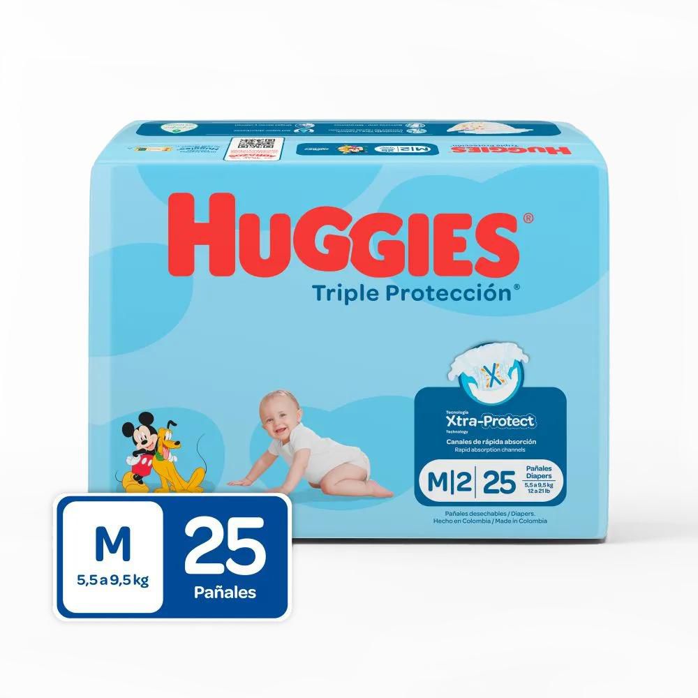 Pañales HUGGIES triple protección (25  und) img #1
