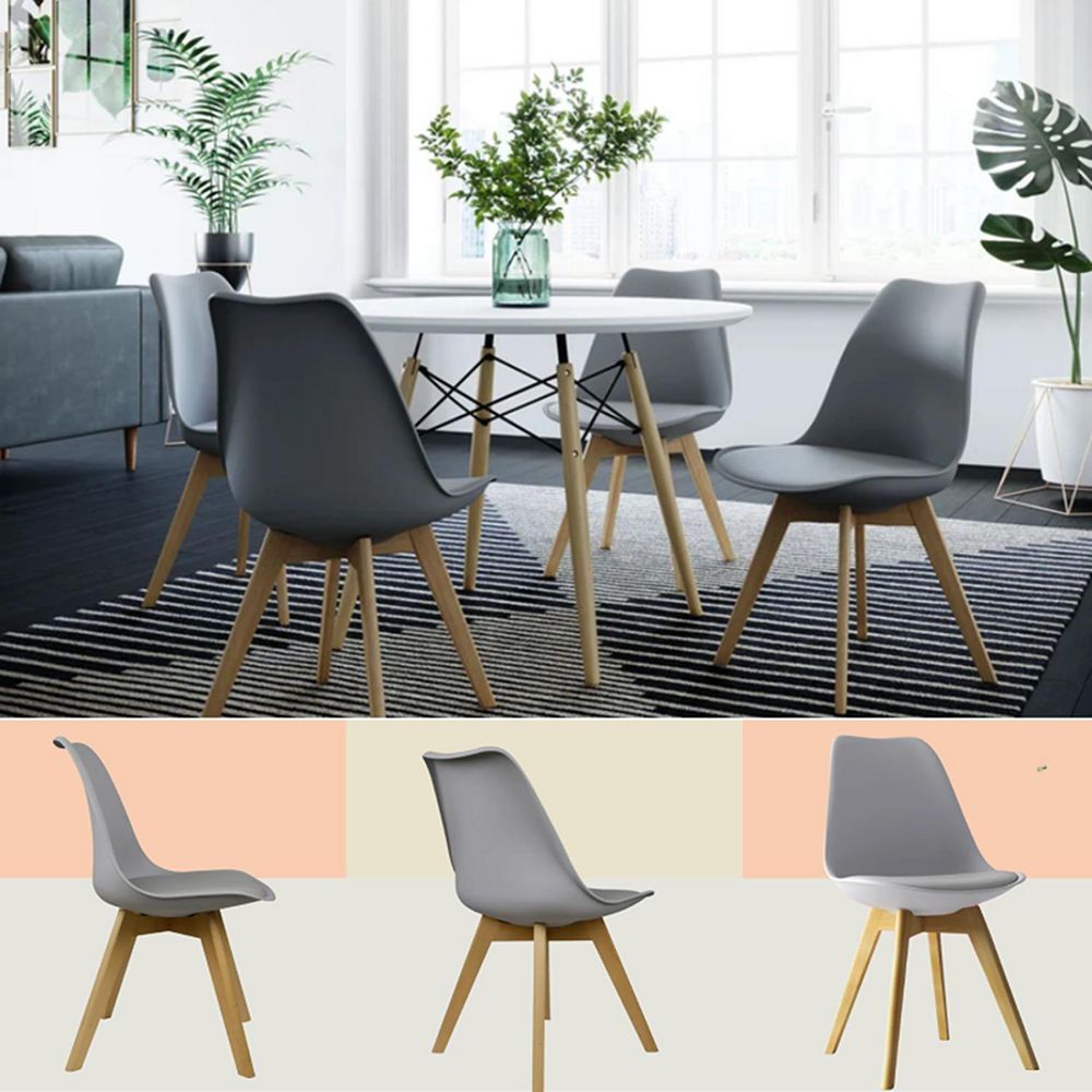 Silla Milano Tapizada Gris EKONOMODO DESIGN EKMS259G img #3