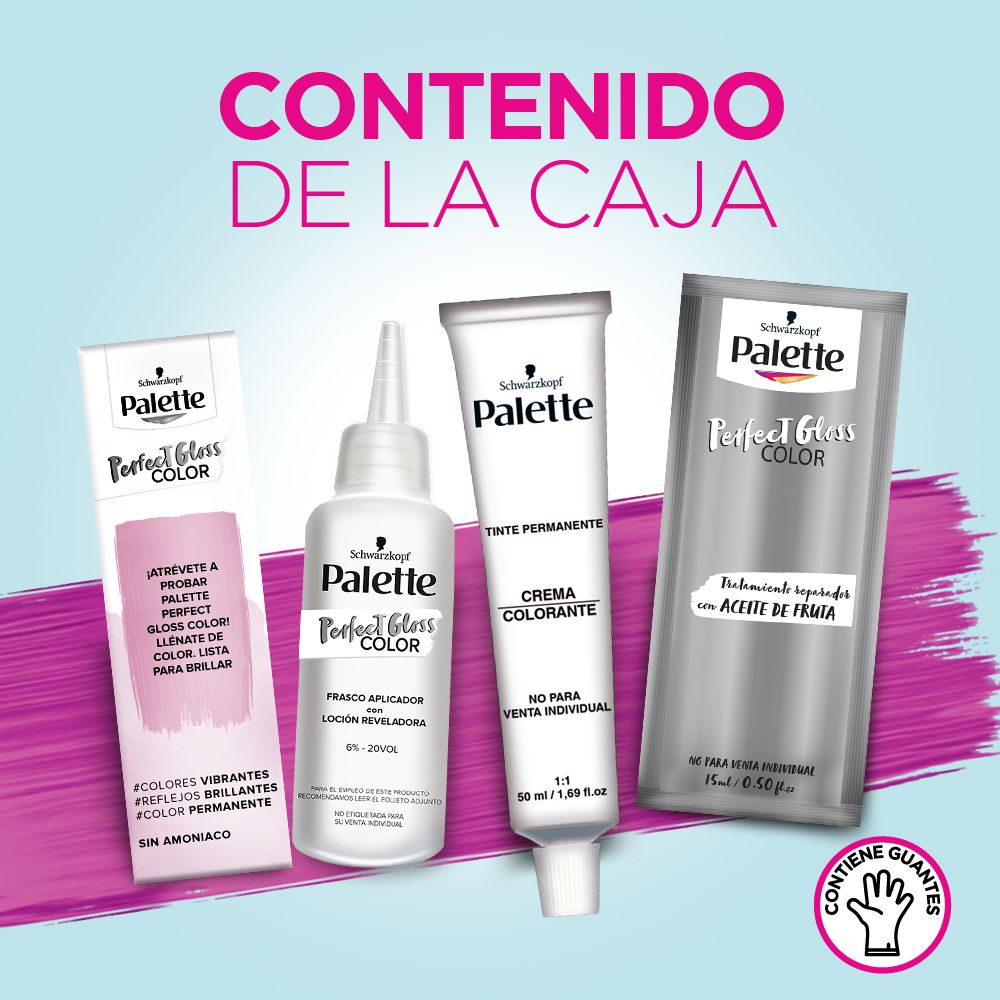 Tinte para cabello PALETTE PERFECT GLOSS COLOR cereza profundo (1  und) img #3
