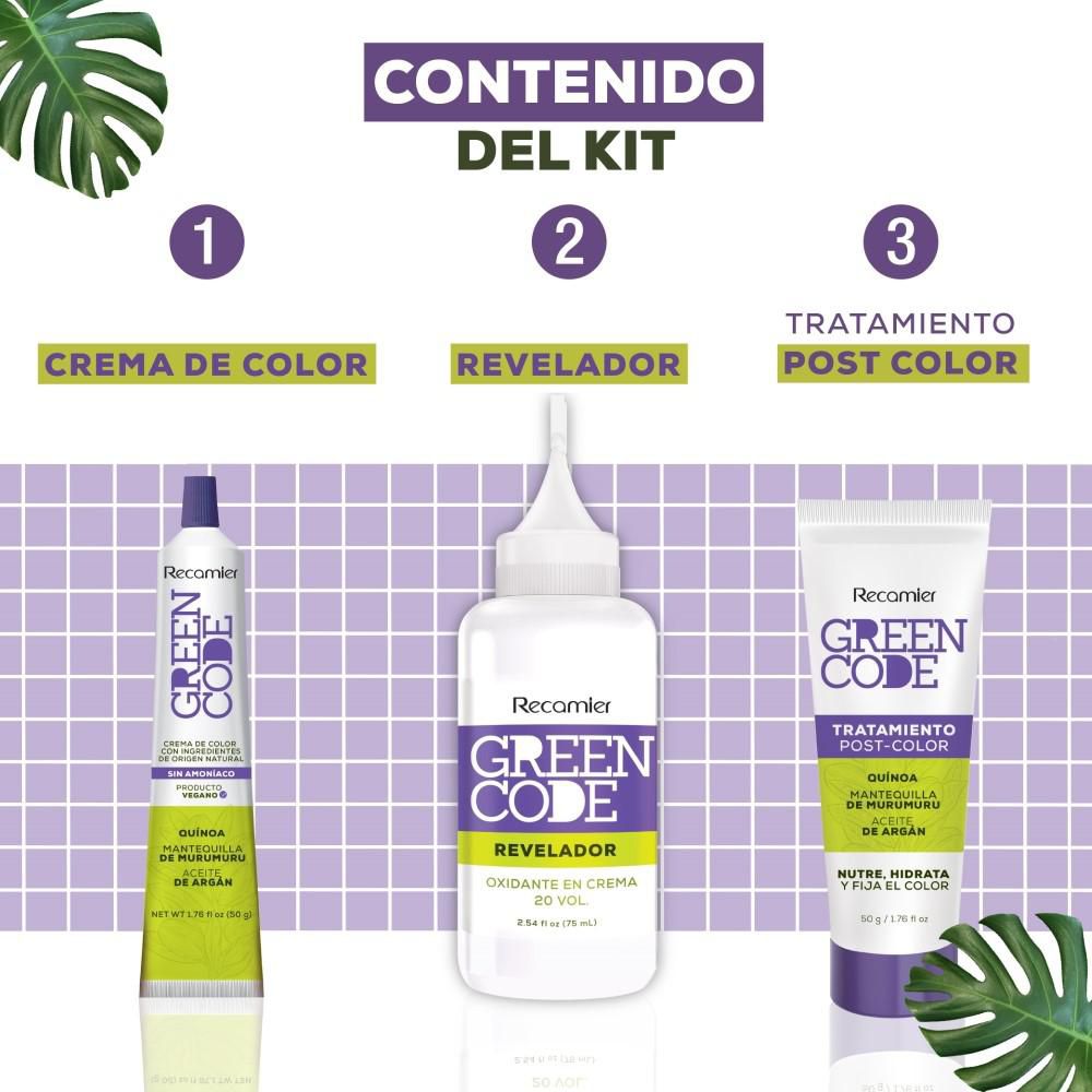 Tinte para cabello GREEN CODE rubio avellana (1  und) img #5