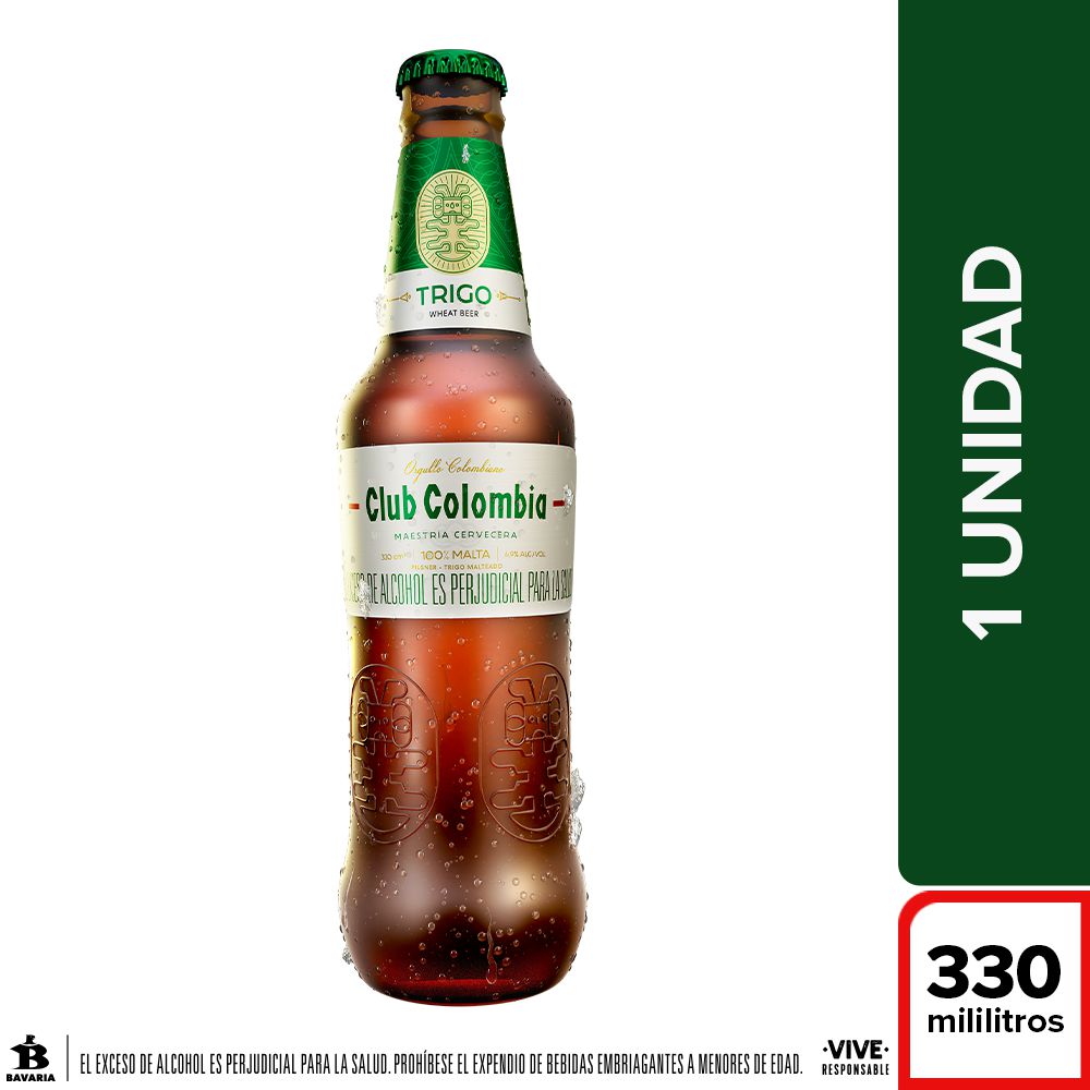 Cerveza CLUB COLOMBIA trigo (330  ml) img #1