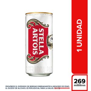 Cerveza STELLA ARTOIS lata (269 ml)