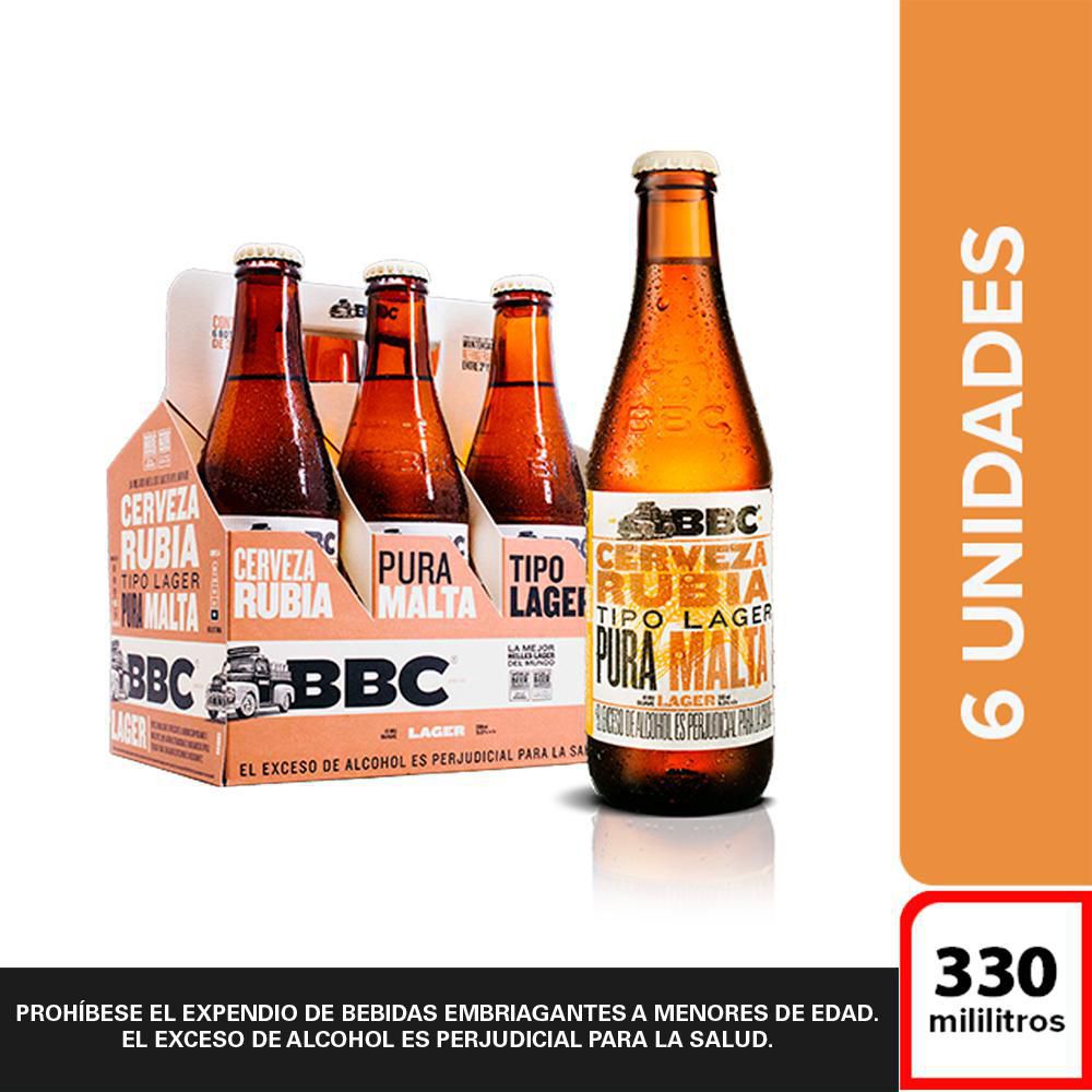 Cerveza artesanal BOGOTA BEER COMPANY botella lager six pack (1980  ml) img #1