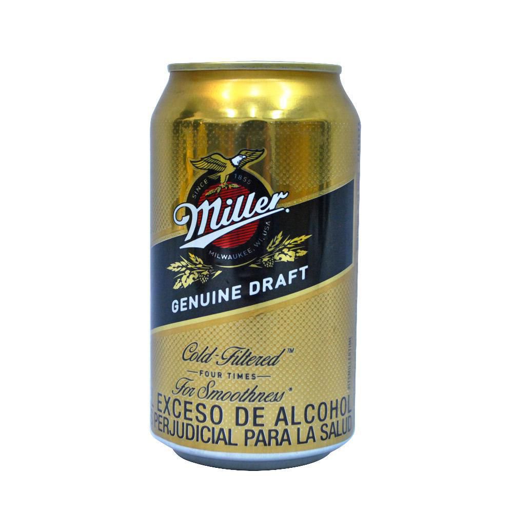 Cerveza MILLER lata genuine draft (355  ml) img #1
