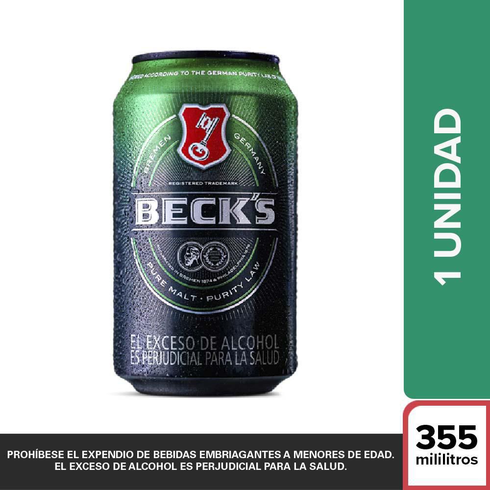 Cerveza BECK S lata (355  ml) img #1