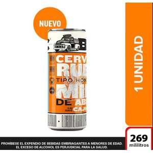 Cerveza artesanal BOGOTA BEER COMPANY lata Cajicá miel (269 ml)