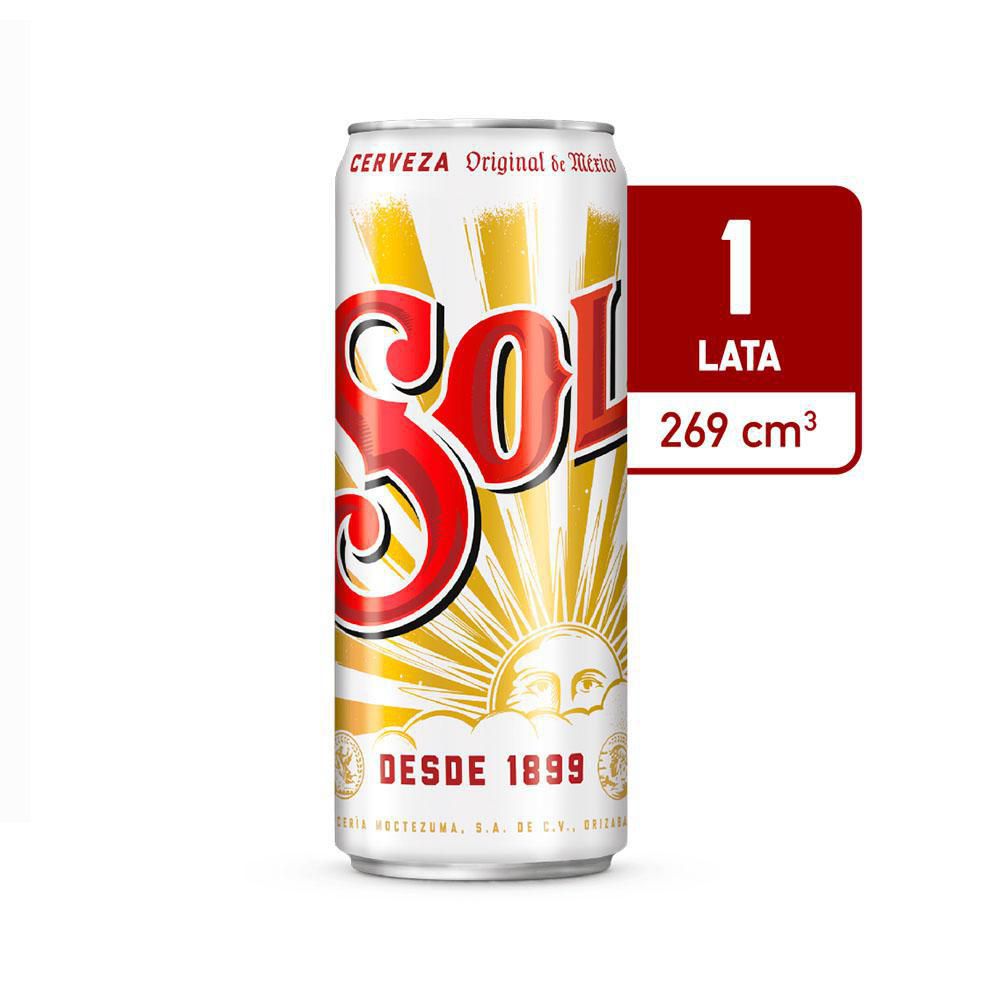 Cerveza SOL lata (269  ml) img #1