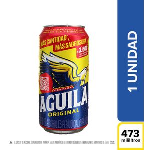 Cerveza AGUILA lata (473 ml)