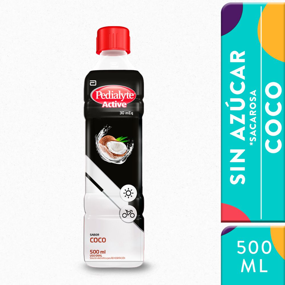 Suero PEDIALYTE coco 30mEq sin azúcar (500  ml) img #1