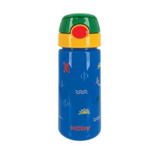 Vaso Pitillo Nuby Azul 18oz / 530ml
