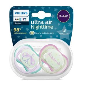 Chupo Avent Mariposa Y Sueño 0-6m X 2und