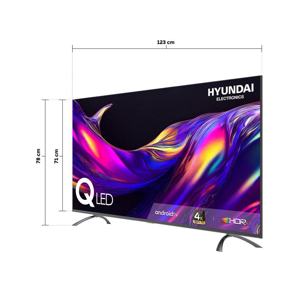 Televisor HYUNDAI 55 pulgadas QLED Uhd4K Smart TV HYLED5523QA4KM img #4
