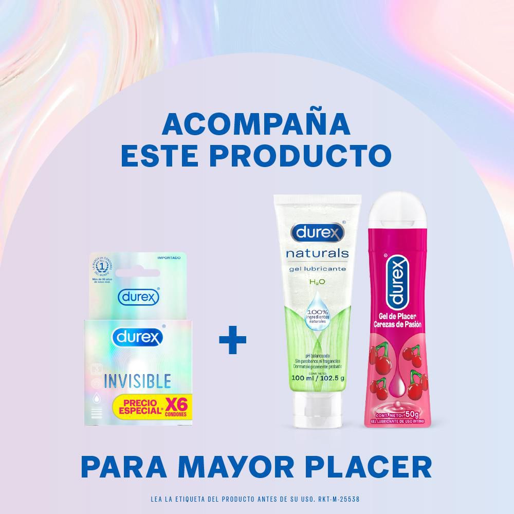 Condones DUREX invisible (6  und) img #5