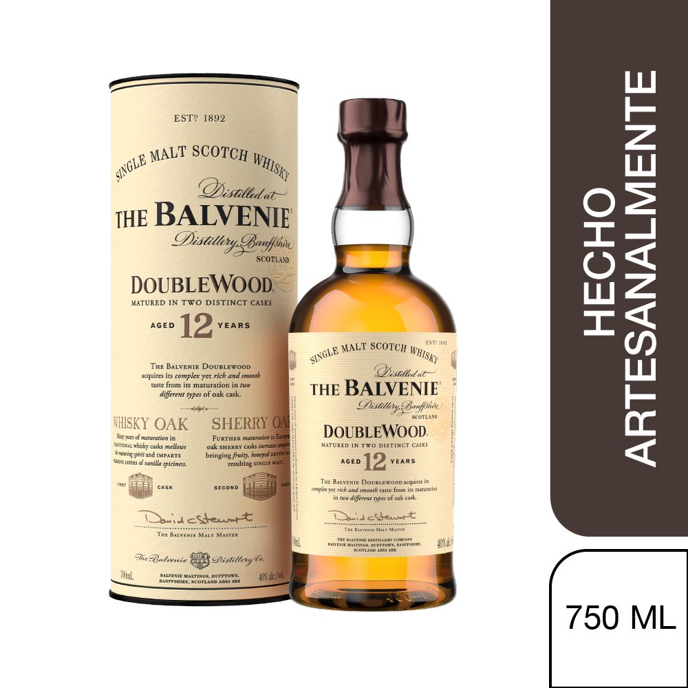 Whisky THE BALVENIE Single Malt Scotch Double Wood 12 años (750  ml) img #1
