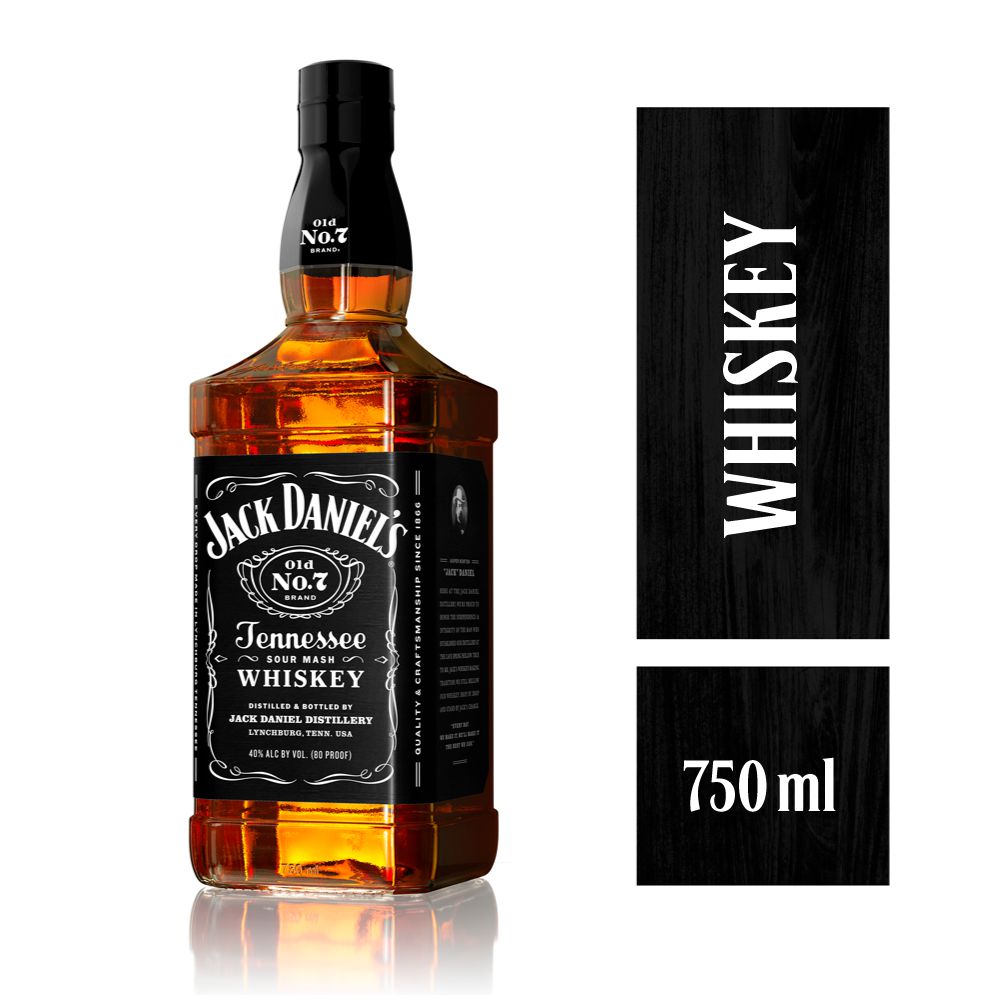 Whiskey JACK DANIELS Old No. 7 Thennessee botella  (750  ml) img #1
