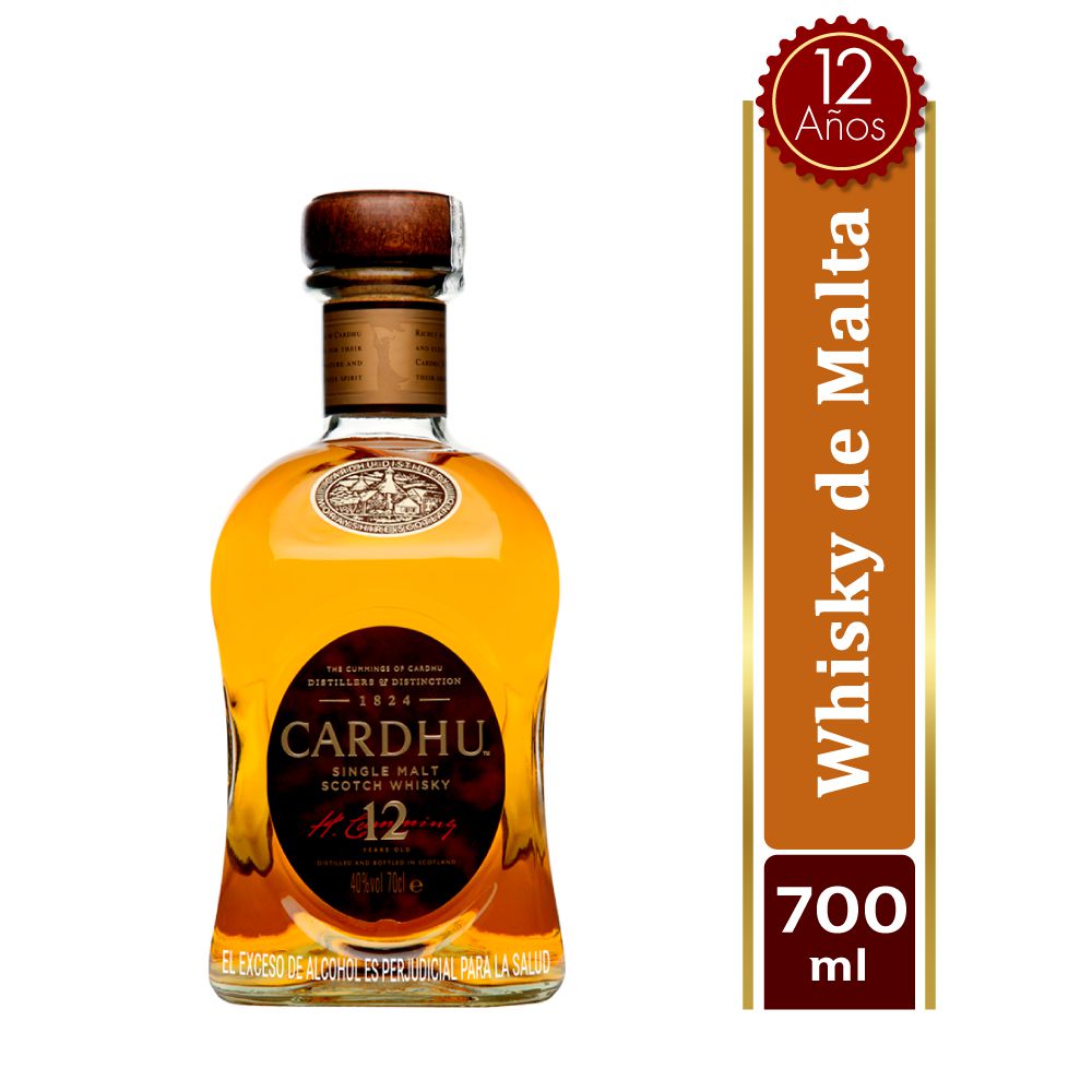 Whisky CARDHU Botella 12 Años (700  ml) img #1