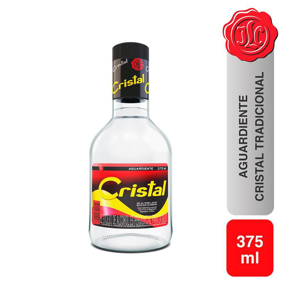Aguardiente CRISTAL tradicional (375  ml) img #1