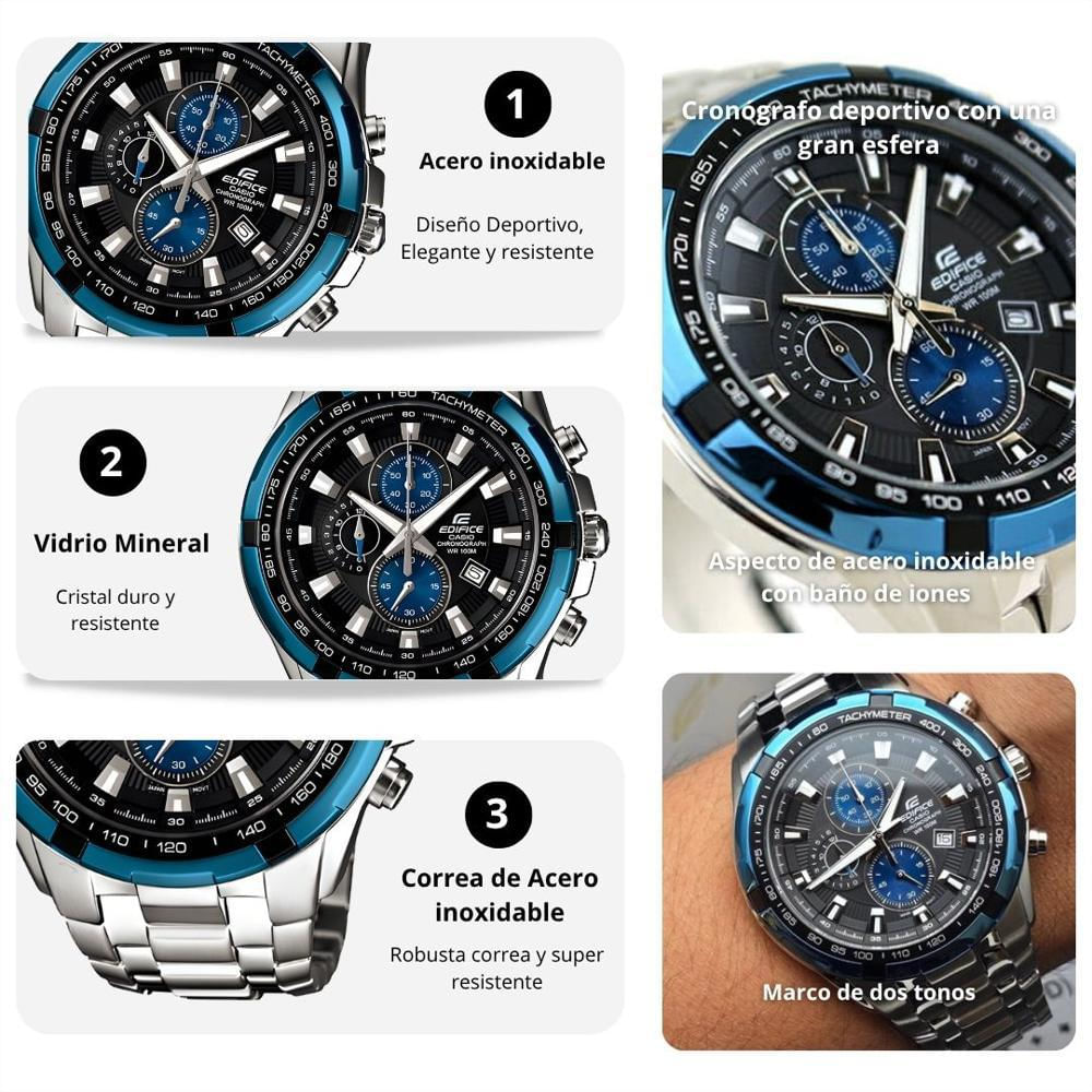 Reloj Casio Edifice Ef 539D 1A2 Diseño Deportivo img #2