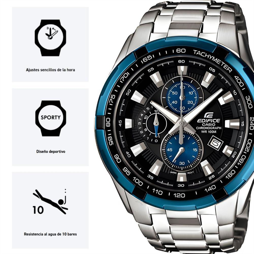 Reloj Casio Edifice Ef 539D 1A2 Diseño Deportivo img #3