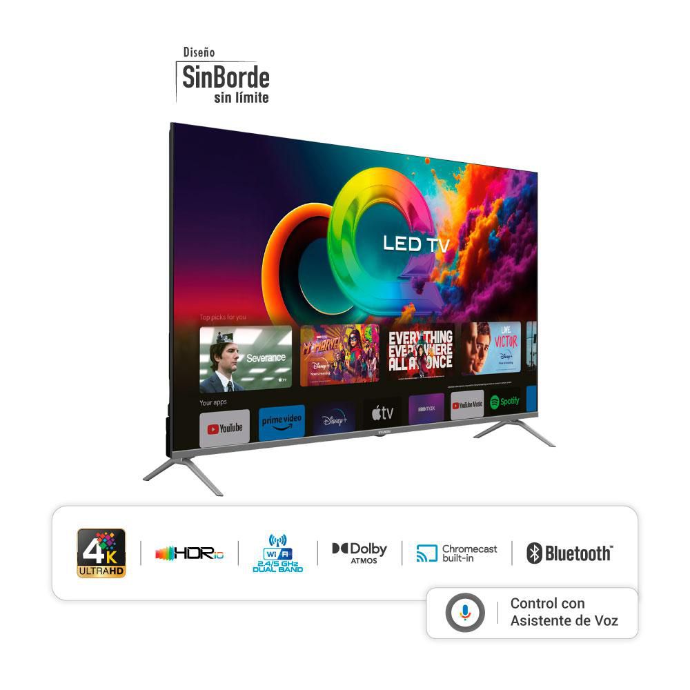 TELEVISOR HYUNDAI 60 pulgadas QLED Uhd4K Smart TV HYLED6005QG img #2