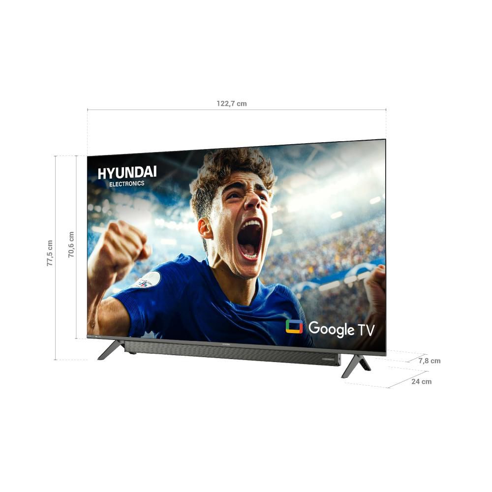 Televisor HYUNDAI 55 pulgadas LED Uhd4K Smart TV HYLED5532G img #4
