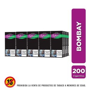 Cigarrillos ROTHMANS Bombay Xl (200 und)