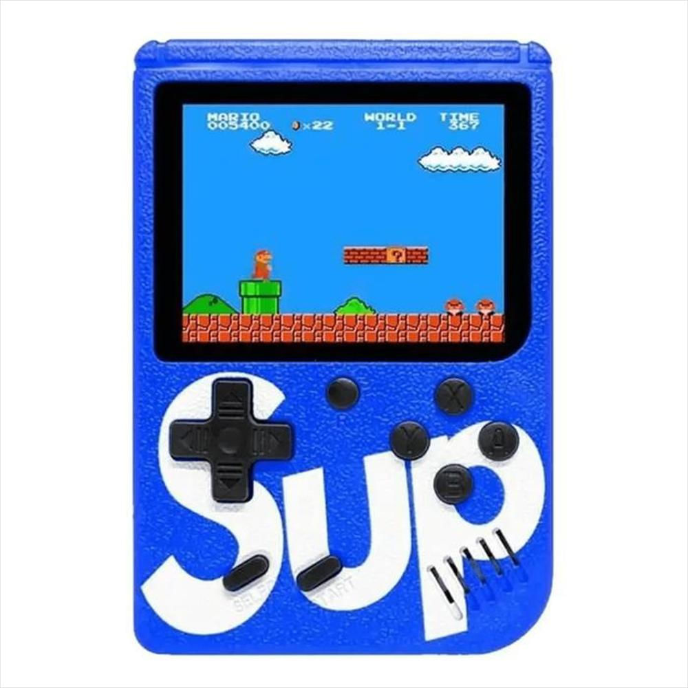 Consola Retro Sup 400 Juegos, Control, Azul, Recargable, Liviana img #3