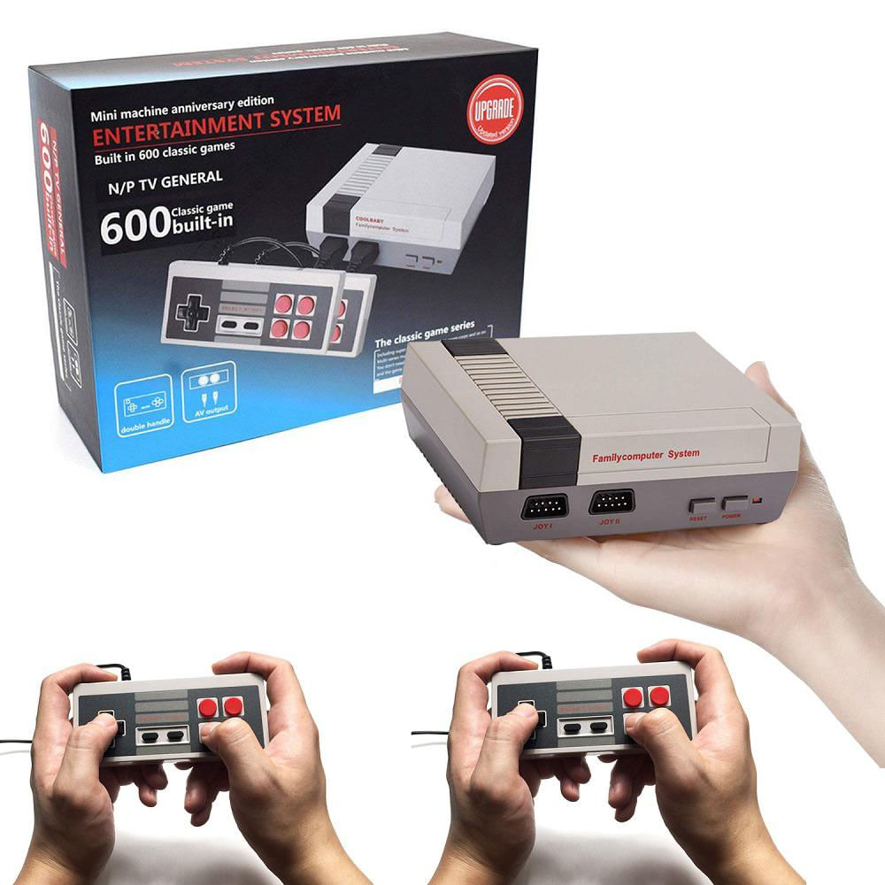 Mini Consola Clásica 600 Juegos Gris img #1