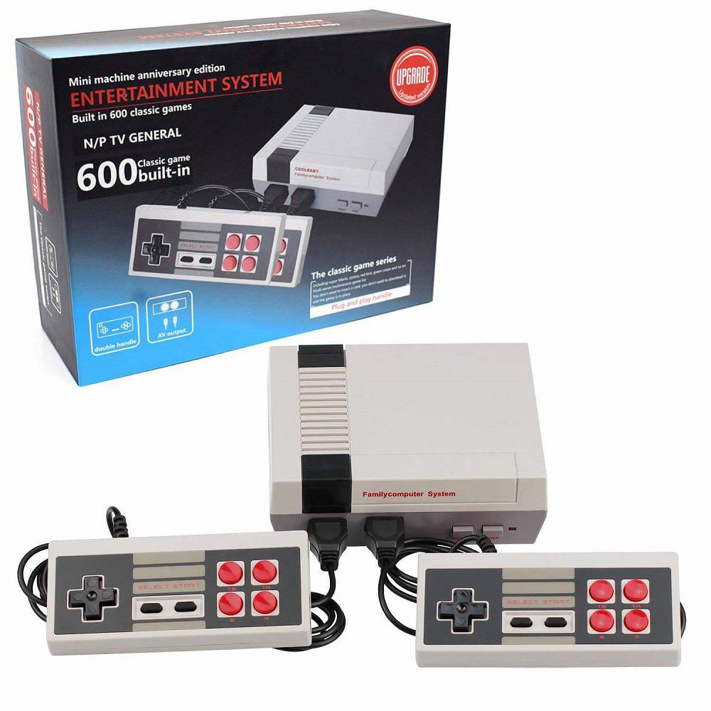 Mini Consola Clásica 600 Juegos Gris img #4