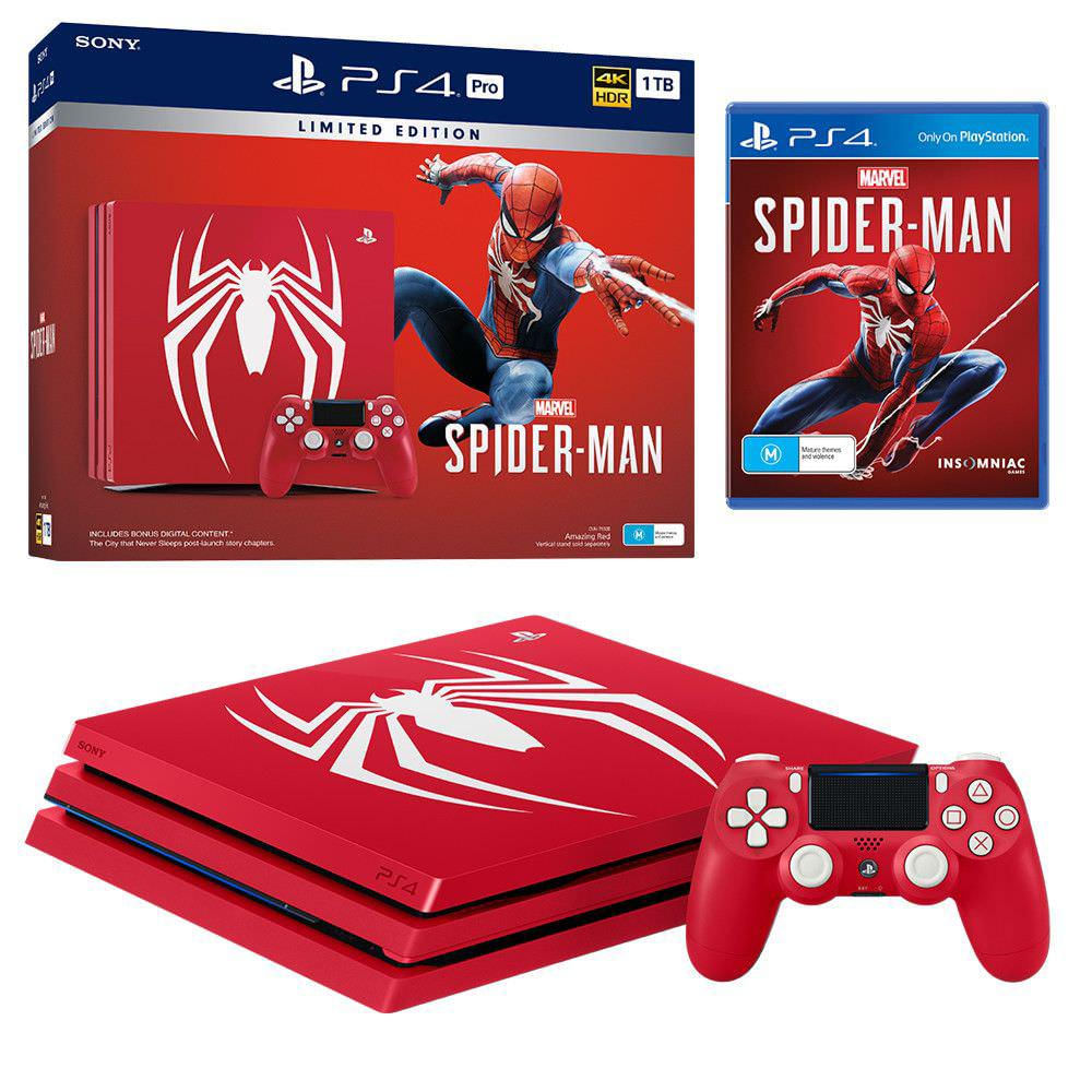 Consola Ps4 Pro 1Tb Edición Spiderman img #2