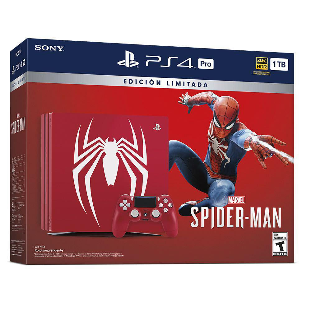Consola Ps4 Pro 1Tb Edición Spiderman img #1