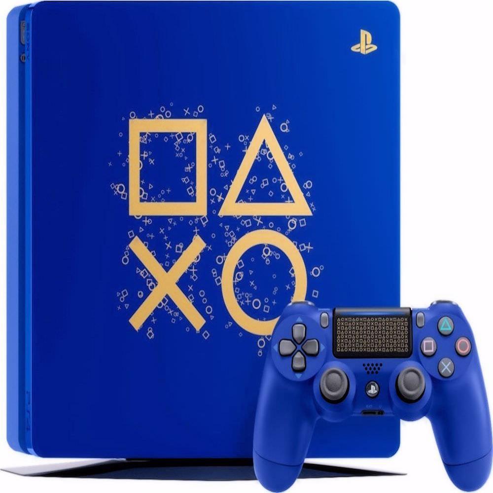 Ps4 Slim Azul 1Tb + Fifa19 + Control Champions + Control+Gow img #2