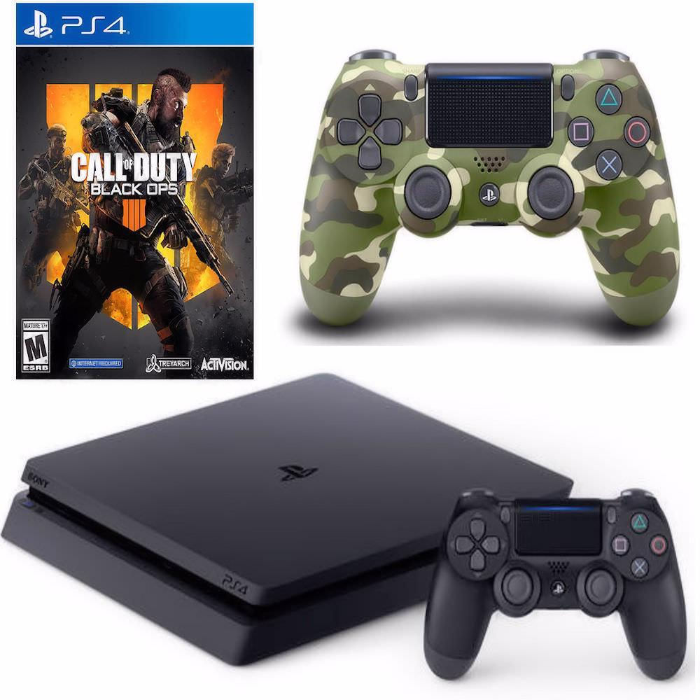Ps4 Slim 1Tb+Cod Black Ops 4 +Control+Control Camufladov2 img #1