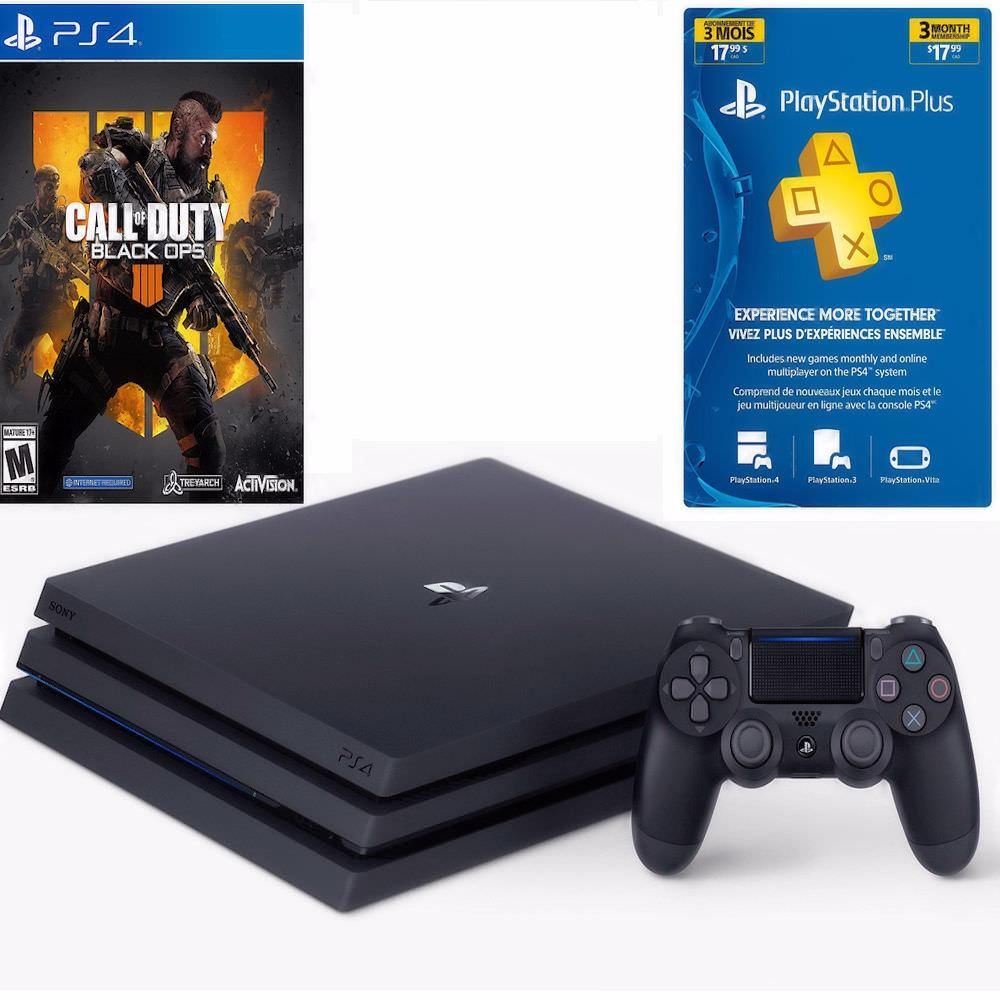 Consola Ps4 Pro 1Tb + Cod Black Ops 4 + Psn 3 Meses img #1