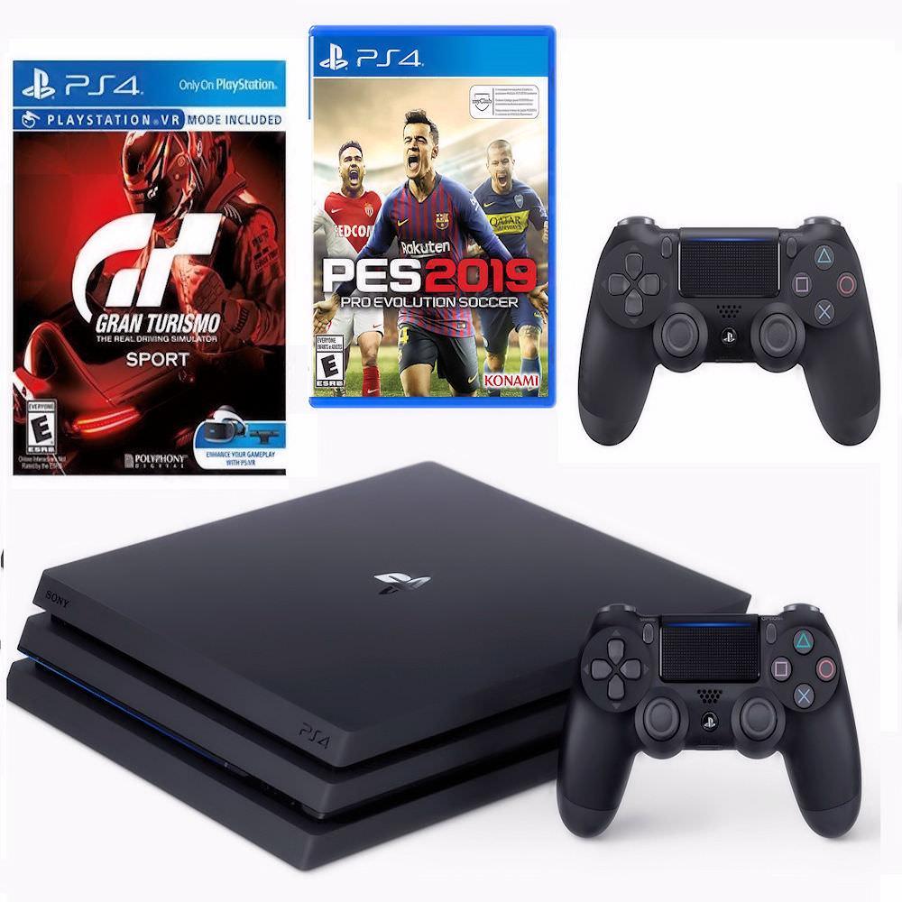 Ps4 Pro 1Tb + 2 Controles V2 + Pes19 + Gran Turismo+ Balonn.5 img #1