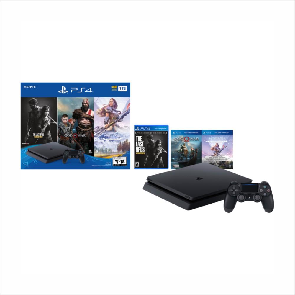 Consola Ps4 Slim 1Tb 3 Juegos God Of War Horizon The Last img #3