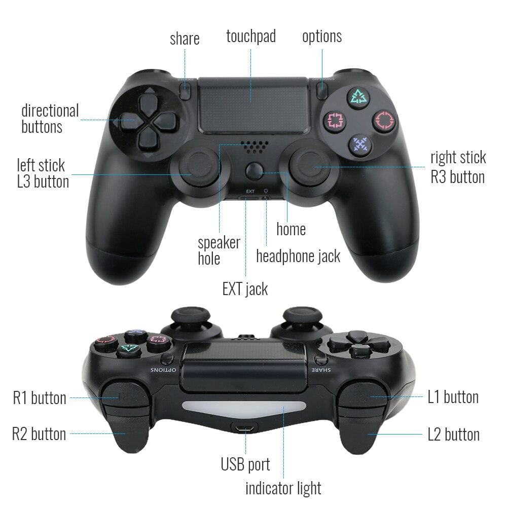 Gamepad Inalámbrico Para Mando Ps4 Con Touchpad Joystick De Control Remoto Para Ps4 Doubleshock 4 P img #5