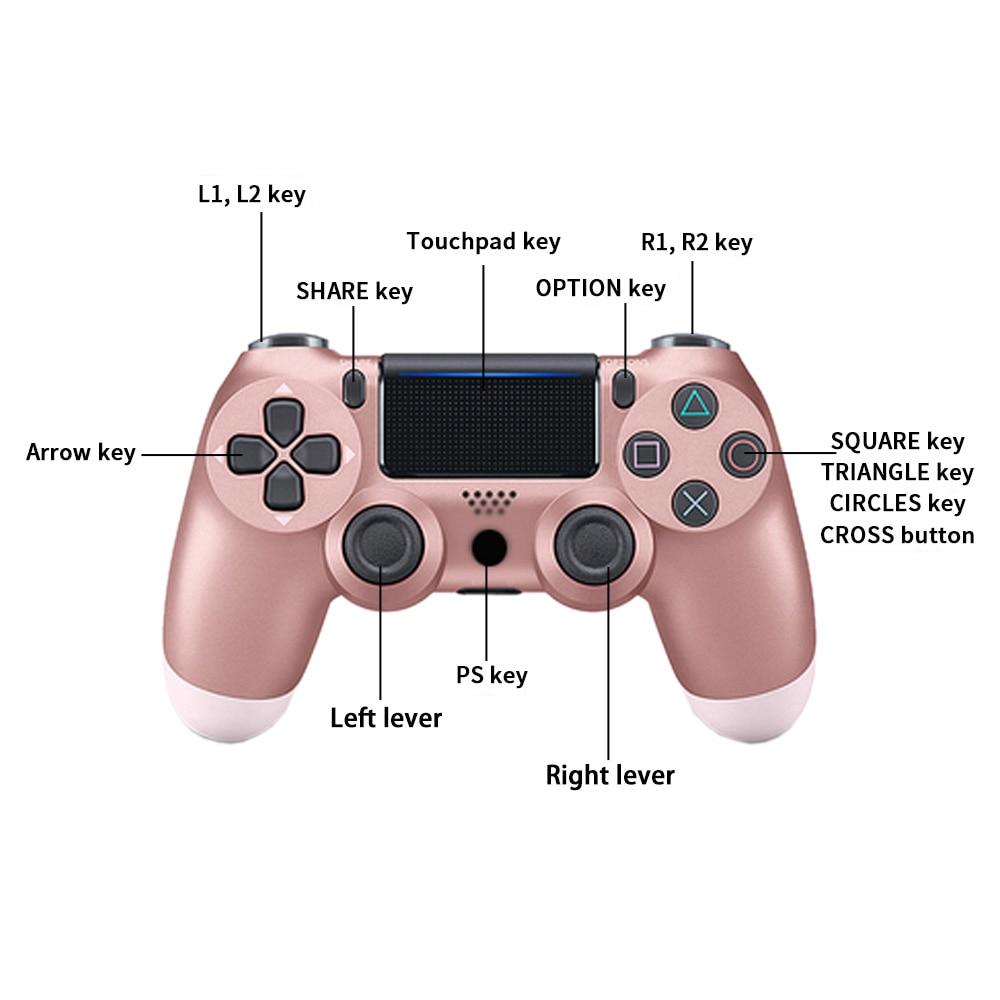 Gamepads Inalámbricos Bluetooth Para El Controlador De Joystick Sony Ps4 Compatible Con Consola De img #3